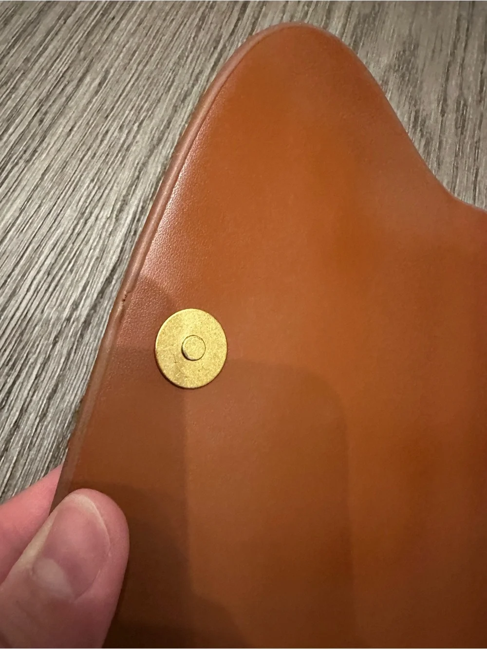 Zara Tan Saddle-Style Leather Crossbody